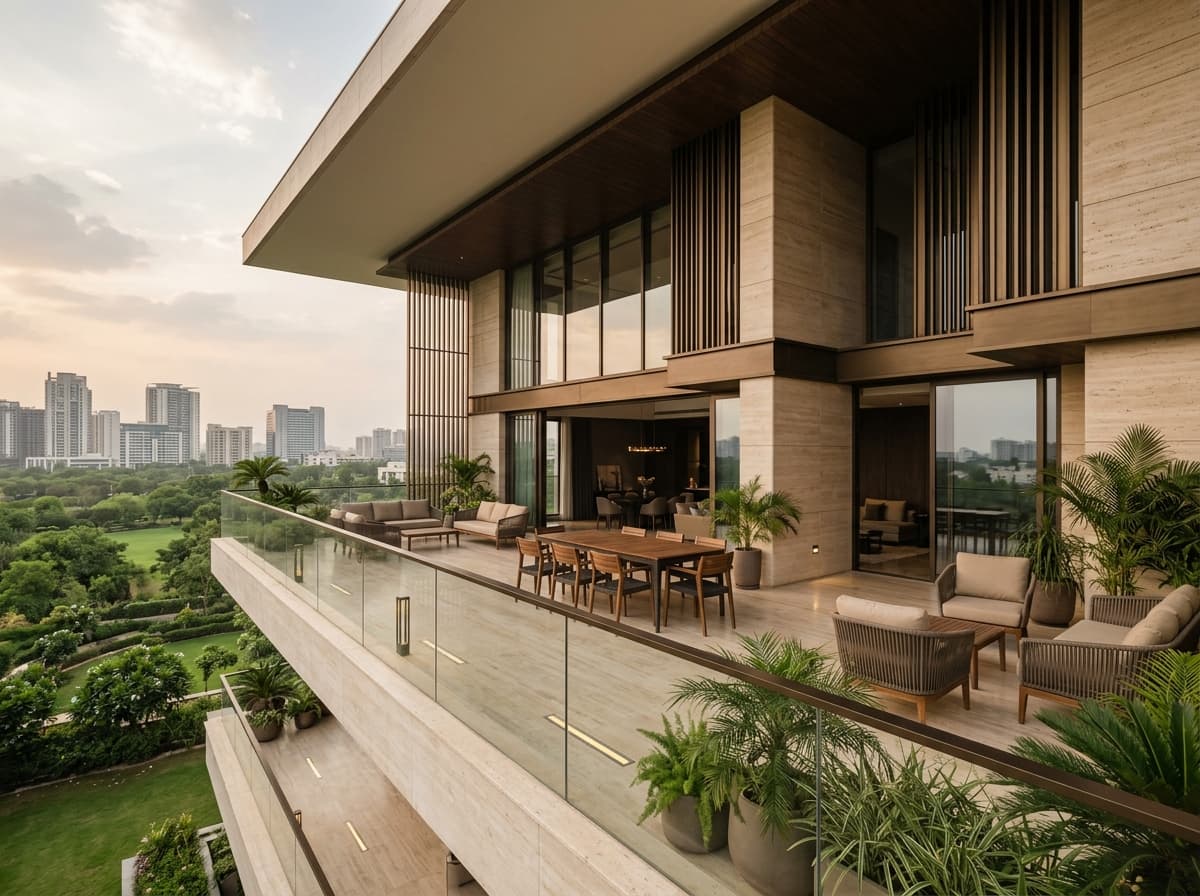 Golf Course Road Terraced Penthouse