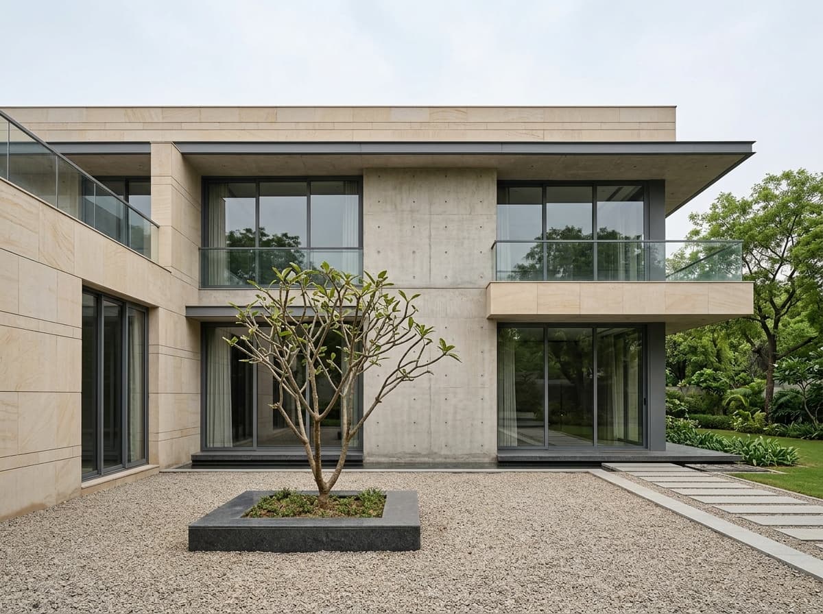 Contemporary Courtyard Residence